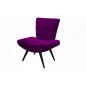 Chaise MAXOU en tissu, violet Chaise MAXOU en tissu, violet