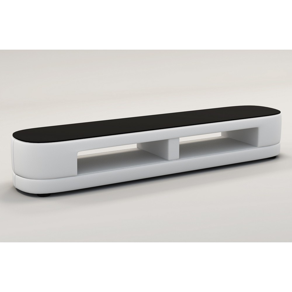 Meuble TV design STARO. Très joli modèle aux lignes tendances blanc Meuble TV design STARO. Très joli modèle aux lignes tendances blanc