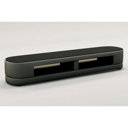 Meuble TV design STARO. Très joli modèle aux lignes tendances gris foncé