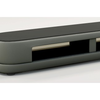 Meuble TV design STARO. Très joli modèle aux lignes tendances gris foncé