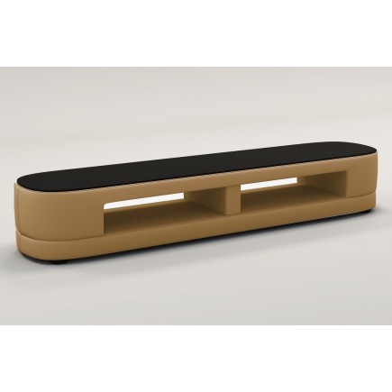 Meuble TV design STARO. Très joli modèle aux lignes tendances beige