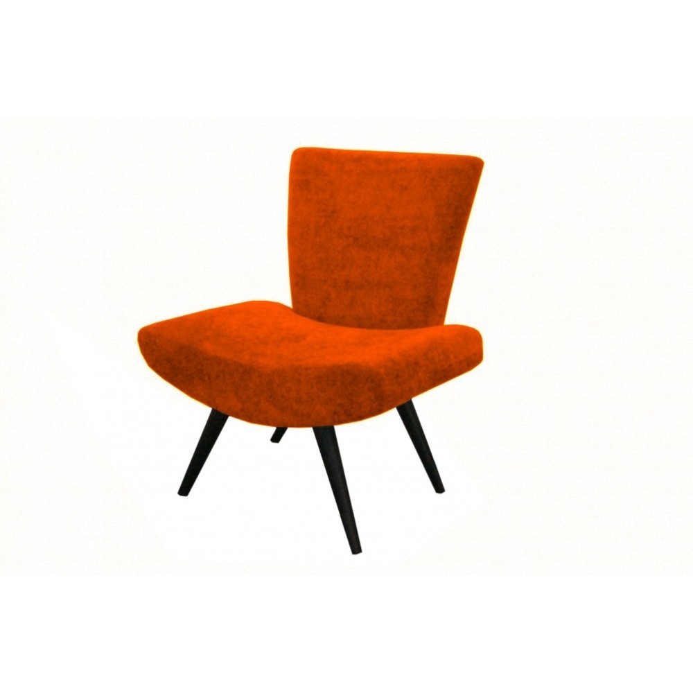 Chaise MAXOU en tissu, orange Chaise MAXOU en tissu, orange