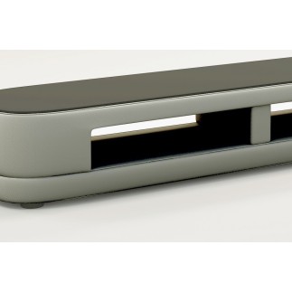Meuble TV design STARO. Très joli modèle aux lignes tendances gris clair