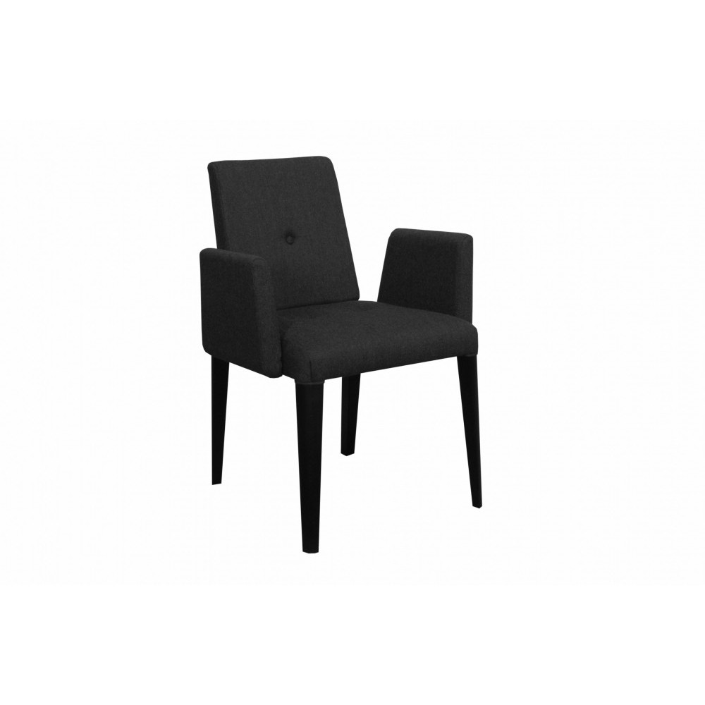Chaise OSIS en tissu, noir Chaise OSIS en tissu, noir