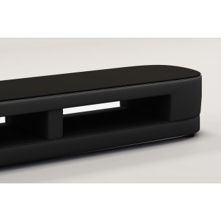 Meuble TV design STARO. Très joli modèle aux lignes tendances noir