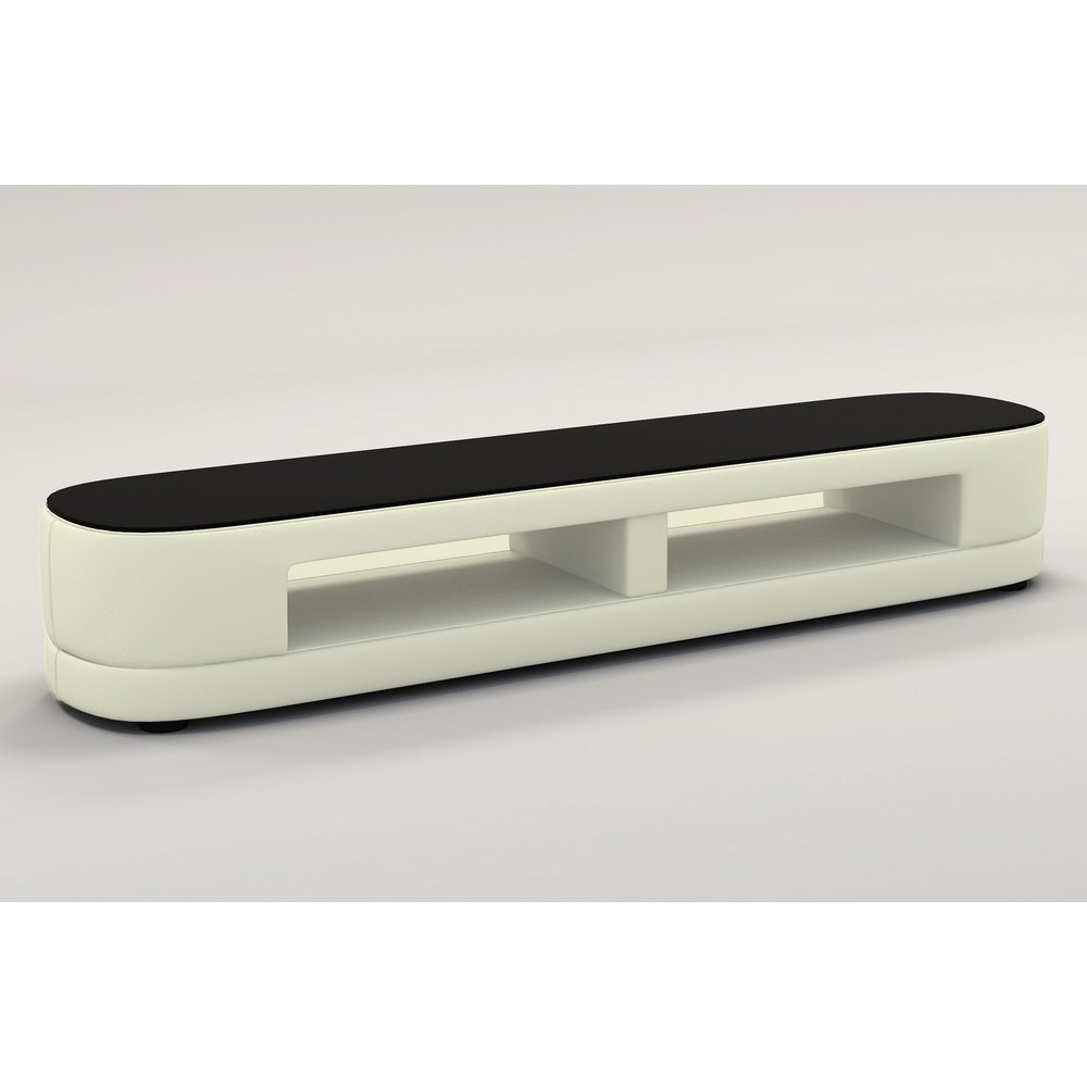Meuble TV design STARO. Très joli modèle aux lignes tendances ecru Meuble TV design STARO. Très joli modèle aux lignes tendances ecru