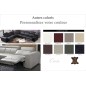 1er paiement de la commande de Canapé d'angle double relax électrique en cuir de buffle italien de luxe 7/8 places
