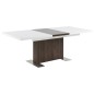 Très jolie table avec rallonge, BRICA, très brillante, extérieur recouvert d’une feuille en noyer Très jolie table avec rallonge, BRICA, très brillante, extérieur recouvert d’une feuille en noyer