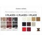 Ensemble OXFORD 3 pièces: composé d'un canapé 3 places + 2 places + fauteuil en cuir luxe italien vachette, couleur personnalisé Ensemble OXFORD 3 pièces: composé d'un canapé 3 places + 2 places + fauteuil en cuir luxe italien vachette, couleur personnalisé