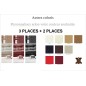 Ensemble OXFORD 2 pièces canapé 3 places + 2 places en cuir luxe italien vachette , couleur personnalisée Ensemble OXFORD 2 pièces canapé 3 places + 2 places en cuir luxe italien vachette , couleur personnalisée