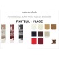 Fauteuil une place en cuir luxe italien vachette, couleur personnalisée Fauteuil une place en cuir luxe italien vachette, couleur personnalisée