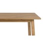 Table à manger CHARAZA, bois plaqué chêne sauvage, huilé (sans rallonge) Table à manger CHARAZA, bois plaqué chêne sauvage, huilé (sans rallonge)