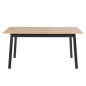 Table à manger CHARLIZE, plaqué chêne sauvage huilé, bois Table à manger CHARLIZE, plaqué chêne sauvage huilé, bois