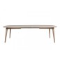 Table à manger MANZONI, coins ronds, placage chêne, traité huile (sans rallonge). Modèle clair, Bois Table à manger MANZONI, coins ronds, placage chêne, traité huile (sans rallonge). Modèle clair, Bois