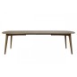 Table à manger MARIE, coins ronds, bois massif, placage chêne. AVEC rallonge. Modèle foncé. Table à manger MARIE, coins ronds, bois massif, placage chêne. AVEC rallonge. Modèle foncé.