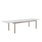 Table à manger MODO, rallonge débordante, blanc Table à manger MODO, rallonge débordante, blanc