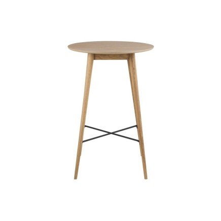 Table à manger NAGUY, chêne massif/plaqué, traitée huile, bois