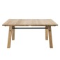 Table à manger STELIA, placage en chêne dauvage brossé, bois Table à manger STELIA, placage en chêne dauvage brossé, bois