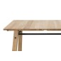 Table à manger STELIA, placage en chêne dauvage brossé, bois Table à manger STELIA, placage en chêne dauvage brossé, bois