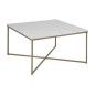Table basse ALESSIA, plateau en marbre, blanc Table basse ALESSIA, plateau en marbre, blanc