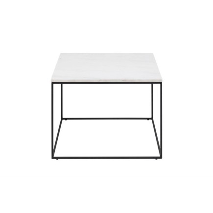 Table basse BOLTON, marbre blanc