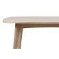 Table basse MADO, coins arrondis, bois pigmenté blanc Table basse MADO, coins arrondis, bois pigmenté blanc