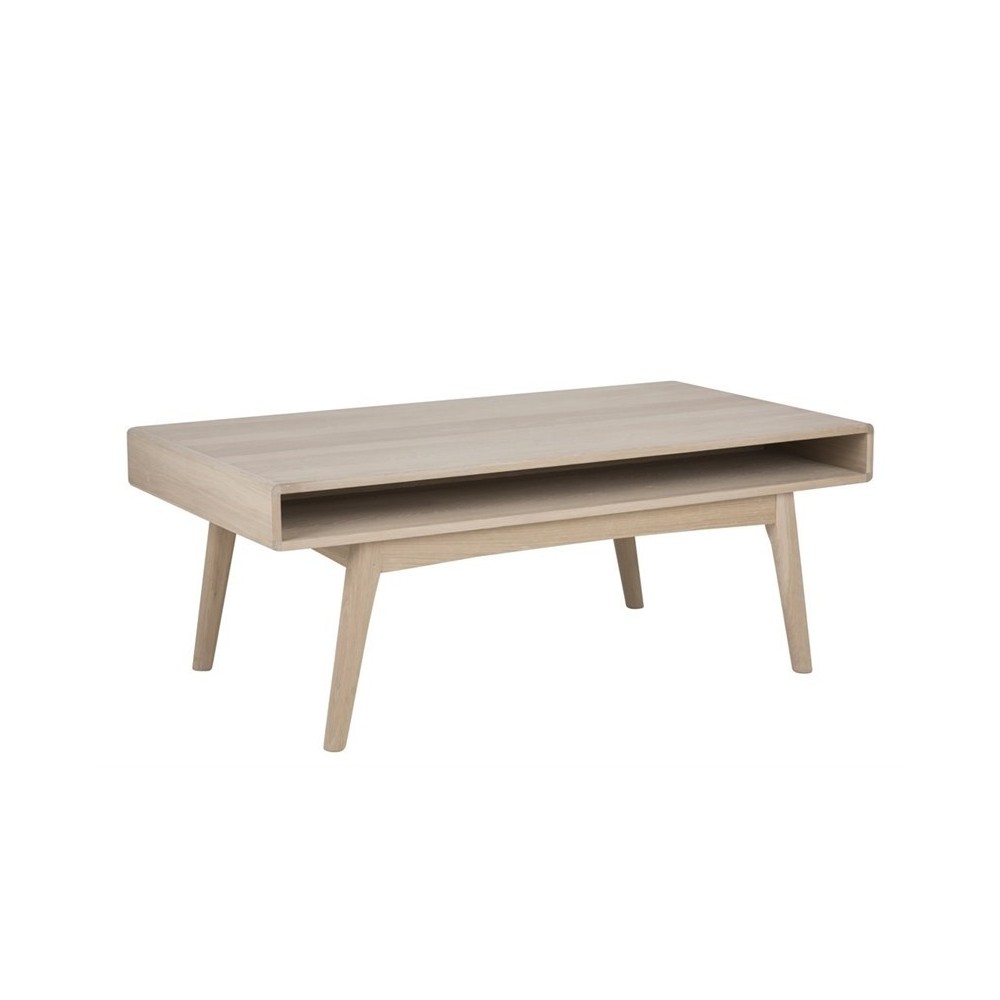 Table basse MARTE, coins arrondis, bois Table basse MARTE, coins arrondis, bois