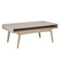 Table basse MARTE, coins arrondis, bois Table basse MARTE, coins arrondis, bois