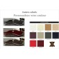 Canapé d'angle en cuir italien 5 places ELVIR, couleurs personnalisées, angle gauche Canapé d'angle en cuir italien 5 places ELVIR, couleurs personnalisées, angle gauche