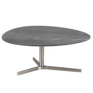 Table basse POLINA, plateau en marbre