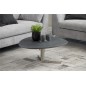 Table basse POLINA, plateau en marbre, Noir Table basse POLINA, plateau en marbre, Noir