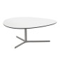 Table basse POLLY, plateau en mélaminé blanc Table basse POLLY, plateau en mélaminé blanc
