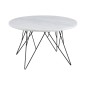 Table basse PRETTY, plateau en marbre blanc Table basse PRETTY, plateau en marbre blanc