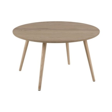 Table basse STEFFY, plaqué cendré, naturel, laqué
