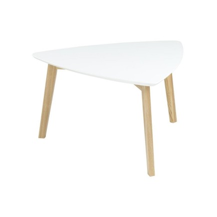 Table basse VIOLETA, plateau en bois, laqué
