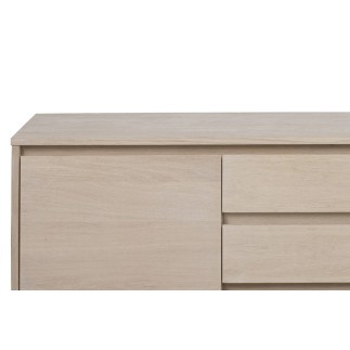 Buffet NAGOYA, bois solide, placage chêne,