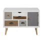 Commode THERESA, blanc, 13 tiroirs, multicolore Commode THERESA, blanc, 13 tiroirs, multicolore