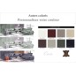 Canapé d'angle en cuir de buffle italien de luxe, 6/7 places, PRESTIGIA, couleur personnalisée, angle droit Canapé d'angle en cuir de buffle italien de luxe, 6/7 places, PRESTIGIA, couleur personnalisée, angle droit