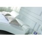 Lit en cuir italien de luxe ATHENA, blanc, 140x190
