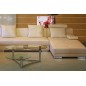 Canapé d'angle en cuir italien 8 places NAPOLI, beige, angle gauche Canapé d'angle en cuir italien 8 places NAPOLI, beige, angle gauche