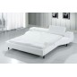 Lit en cuir italien de luxe ATHENA, blanc, 180x200 Lit en cuir italien de luxe ATHENA, blanc, 180x200