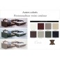 Canapé relax et convertible en cuir de buffle italien de luxe 5/6 places YUCA, couleur personnalisée Canapé relax et convertible en cuir de buffle italien de luxe 5/6 places YUCA, couleur personnalisée