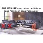 - Canapé d'angle en cuir de buffle italien de luxe, sur mesure personnalisé sur demande du client, PRESTIGIA, une assise en moin - Canapé d'angle en cuir de buffle italien de luxe, sur mesure personnalisé sur demande du client, PRESTIGIA, une assise en moin