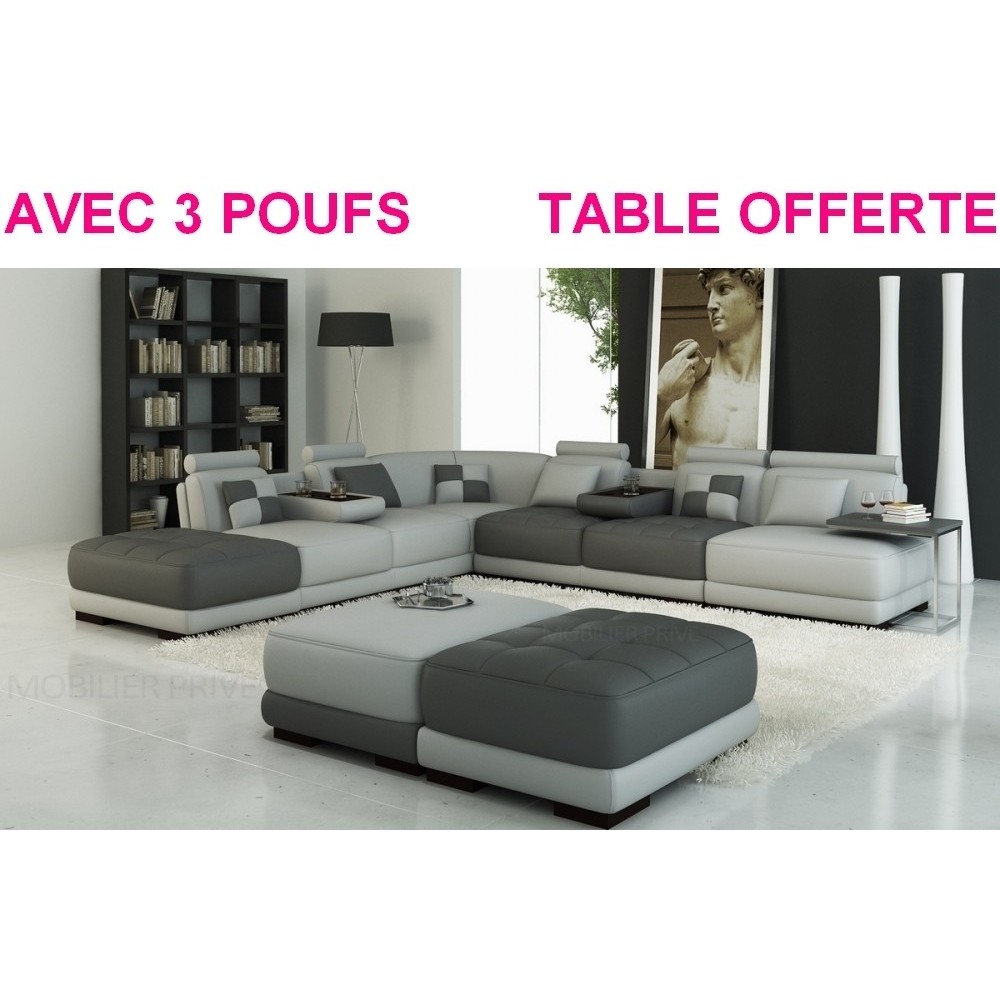 commande de , modification modèle, Canapé d'angle en 100% tout cuir intégral it