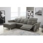 - Canapé d'angle avec un relax électrique en cuir de buffle italien de luxe, 5 places BEAURELAX gris foncé, angle gauche, POUF O - Canapé d'angle avec un relax électrique en cuir de buffle italien de luxe, 5 places BEAURELAX gris foncé, angle gauche, POUF O