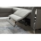 - Canapé d'angle avec un relax électrique en cuir de buffle italien de luxe, 5 places BEAURELAX gris foncé, angle gauche, POUF O - Canapé d'angle avec un relax électrique en cuir de buffle italien de luxe, 5 places BEAURELAX gris foncé, angle gauche, POUF O