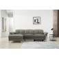 - Canapé d'angle avec un relax électrique en cuir de buffle italien de luxe, 5 places BEAURELAX gris foncé, angle gauche, POUF O - Canapé d'angle avec un relax électrique en cuir de buffle italien de luxe, 5 places BEAURELAX gris foncé, angle gauche, POUF O