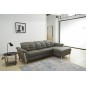 Canapé d'angle avec un relax électrique en cuir de buffle italien de luxe 5 places BEAURELAX gris foncé, angle droit, POUF OFFER Canapé d'angle avec un relax électrique en cuir de buffle italien de luxe 5 places BEAURELAX gris foncé, angle droit, POUF OFFER