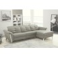 Canapé d'angle avec un relax électrique en cuir de buffle italien de luxe 5 places BEAURELAX gris clair, angle droit, POUF OFFER Canapé d'angle avec un relax électrique en cuir de buffle italien de luxe 5 places BEAURELAX gris clair, angle droit, POUF OFFER