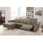 - Canapé d'angle avec un relax électrique en cuir de buffle italien de luxe, 5 places BEAURELAX moka, angle gauche, POUF OFFERT - Canapé d'angle avec un relax électrique en cuir de buffle italien de luxe, 5 places BEAURELAX moka, angle gauche, POUF OFFERT
